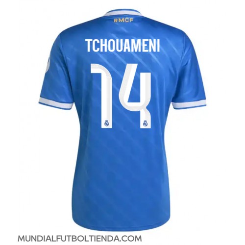 Camiseta Real Madrid Aurelien Tchouameni #14 Tercera Equipación Replica 2025-26 mangas cortas Camiseta Real Madrid Aurelien Tchouameni #14 Tercera Equipación Replica 2025-26 mangas cortas